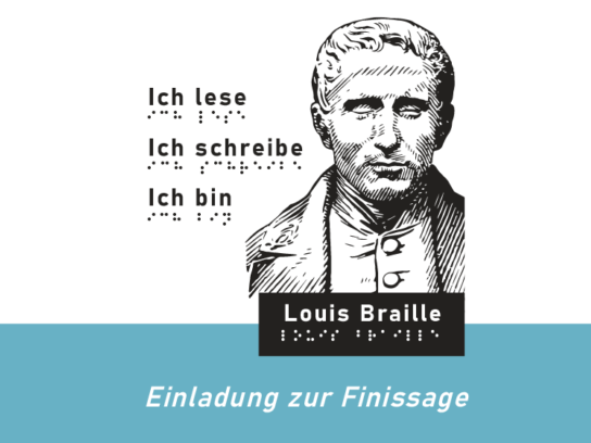 Ausstellung 200 Jahre Blindenschrift FINISSAGE Banner