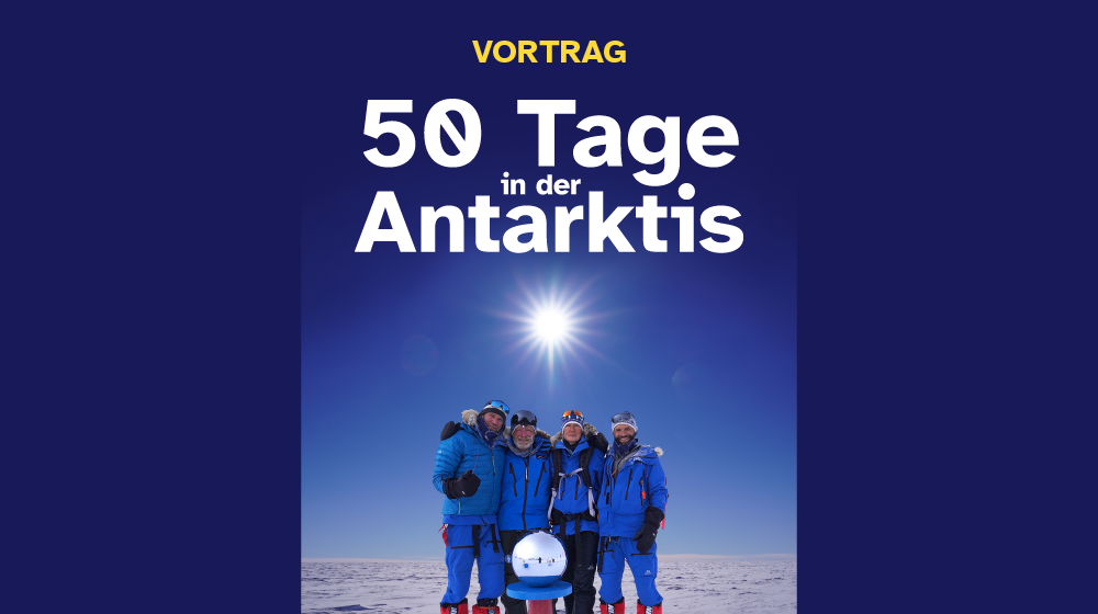 50 Tage in der Antarktis Banner