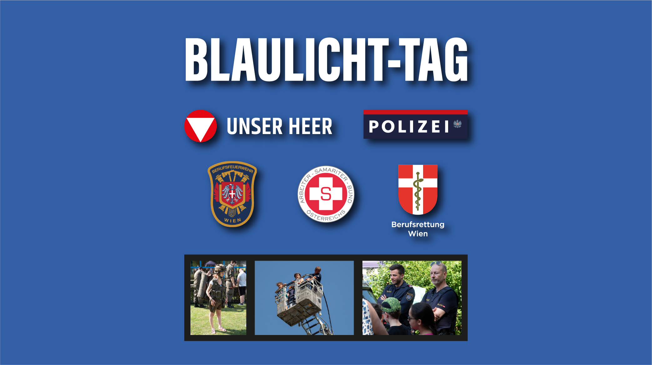 Blaulicht-Tag Banner Blaulicht-Tag Banner
